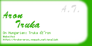 aron truka business card